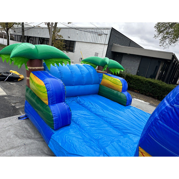 Tidal Wave Racer Inflatable 18'H Tidal Wave Slide Wet n Dry – Eagle Bounce