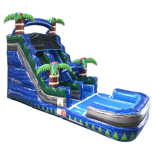 18'H Blue Slide Wet n Dry – Eagle Bounce